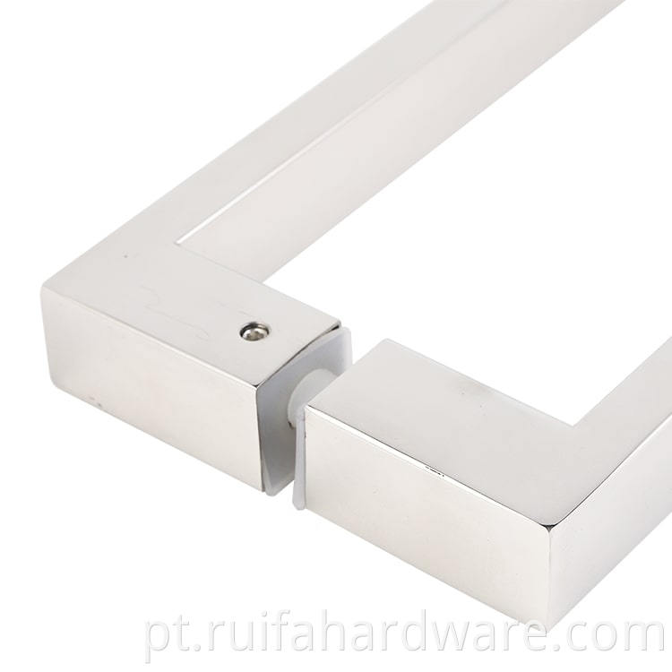 Office Stainless Steel Glass Door Handle (2)